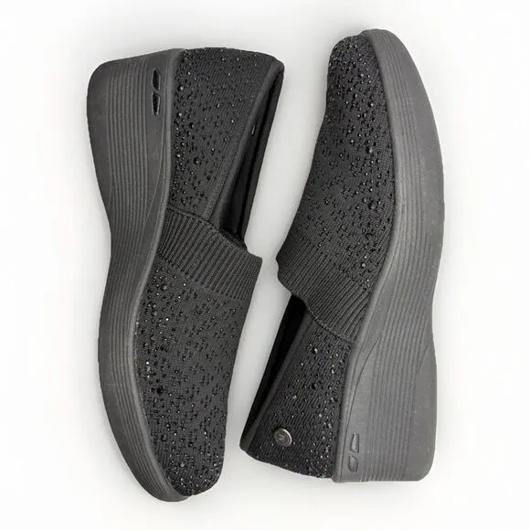 Skechers Martha Stewart x Skechers Pier Lite Reflection Shoes Black Size 8
