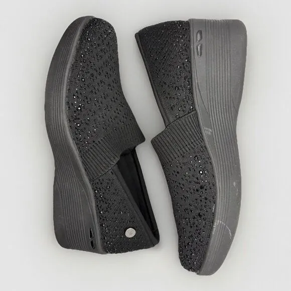 Skechers Martha Stewart x Skechers Pier Lite Reflection Shoes Black Size 8