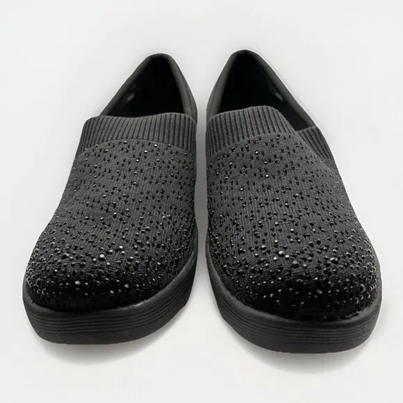 Skechers Martha Stewart x Skechers Pier Lite Reflection Shoes Black Size 8