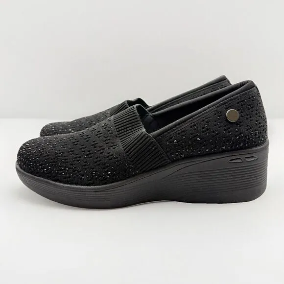 Skechers Martha Stewart x Skechers Pier Lite Reflection Shoes Black Size 8
