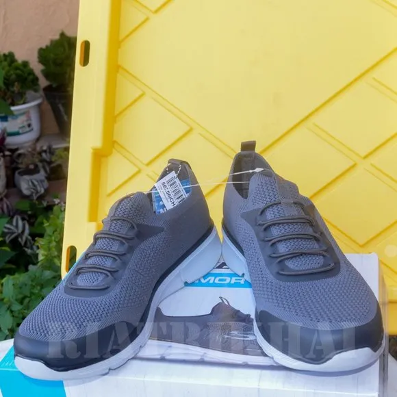 Skechers Men's Athletic Memory Foam Sneaker Shoes Grey