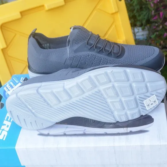 Skechers Men's Athletic Memory Foam Sneaker Shoes Grey