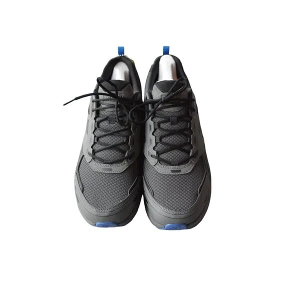 Skechers Mens Go Run Consistent Sneakers Size 10 Black Gray Mesh Lace Up Running