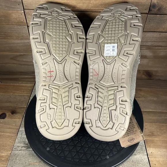 Skechers Mens Size 10.5 Expected Avillo Slip On Khaki Comfort Casual Shoes