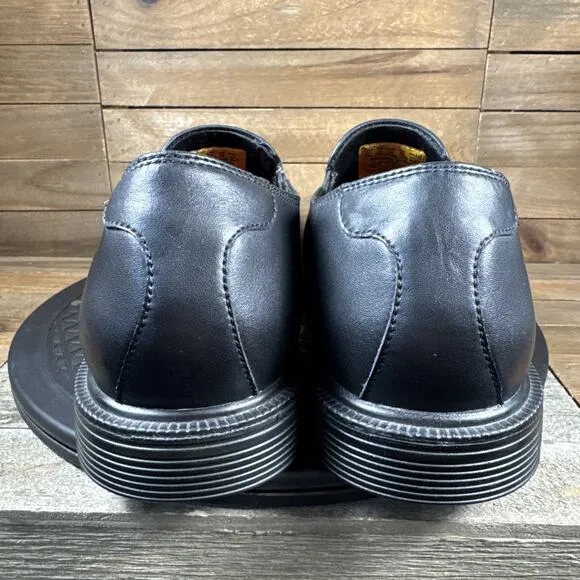 Skechers Mens Size 11 Black Work Relaxed Fit Gretna Slip Resistant Slip On Shoes