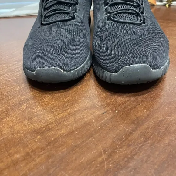 Skechers Men's Work RF Cessnock SR Slip On Blk Shoes Slip Resistant Comfort 10.5