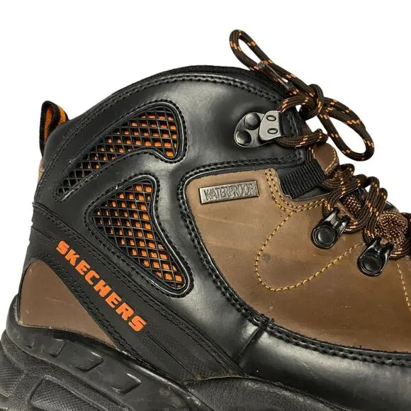 Skechers Pedley Aster Boots Mens Size 10.5 M Brown Waterproof Steel Toe