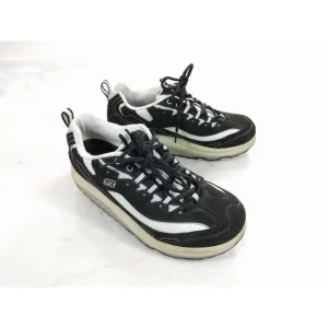 Skechers Shape Ups Athletic Shoes 9  Black &amp; White 11809 Toning Walking Fitness