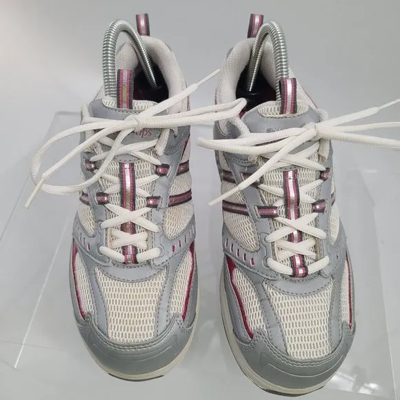 Skechers Shape Ups Walking Toning Shoes Sneakers Womens  Size 9‎ White/Gray/Pink
