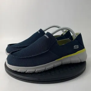 Skechers Streetwear Del Retto Blue Comfort Shoes 210398W Men’s Size 8.5 Wide