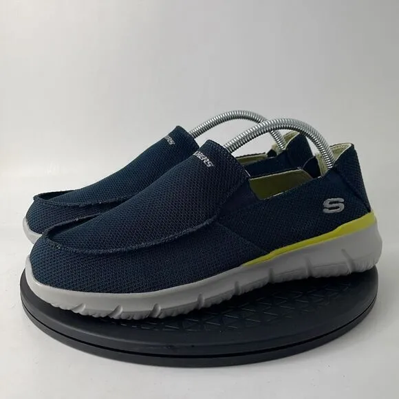 Skechers Streetwear Del Retto Blue Comfort Shoes 210398W Men’s Size 8.5 Wide