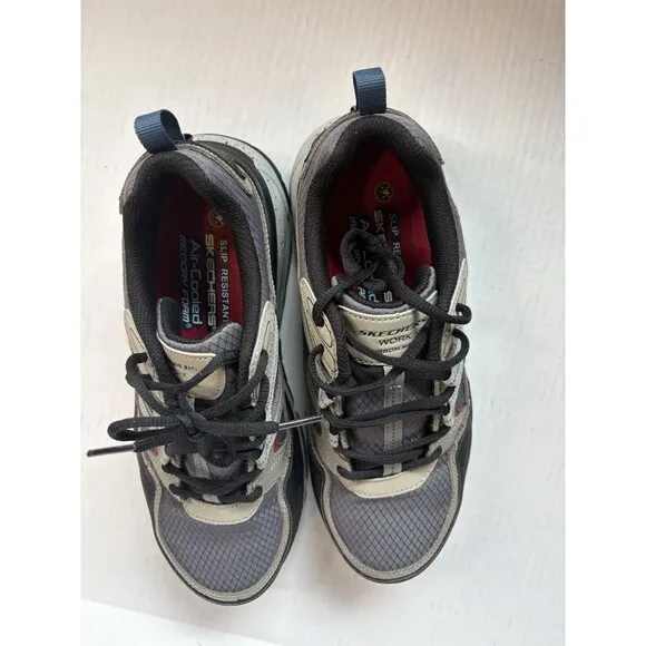 Skechers Work D'Lux Journey Comp Toe Men's Size 7 Slip Resistant Work Shoe Gray