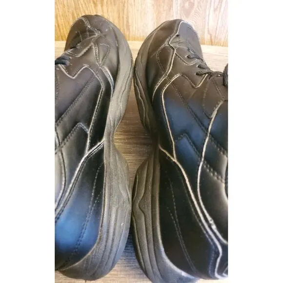 Skechers Work Non Slip Shoes Mens Size 11.5 Black