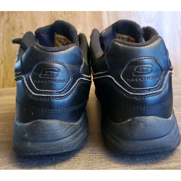 Skechers Work Non Slip Shoes Mens Size 11.5 Black