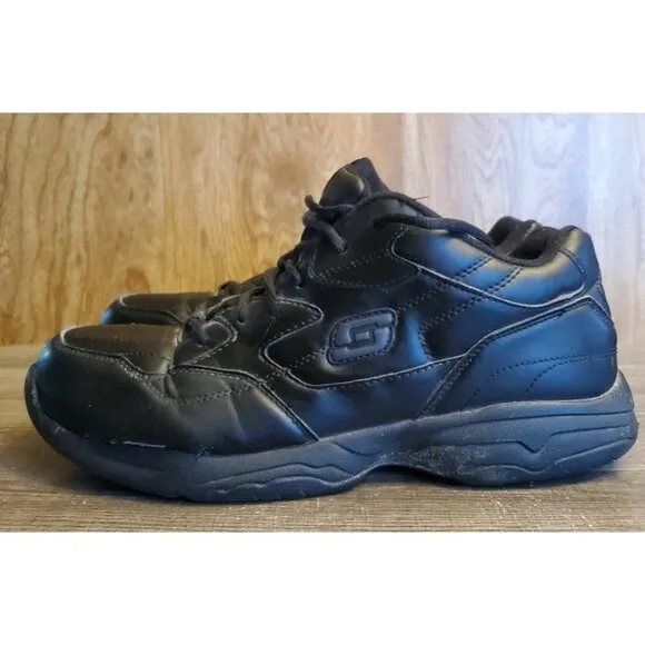 Skechers Work Non Slip Shoes Mens Size 11.5 Black