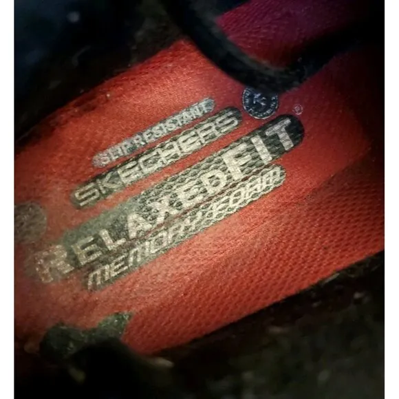 Skechers Work Non Slip Shoes Mens Size 11.5 Black