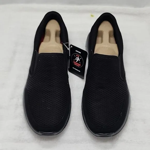 SKECHERS WORK RELAXED-FIT MEMORY FOAM WATER SLIP RESISTANT MENS 12 NWB BLACK ⚫️