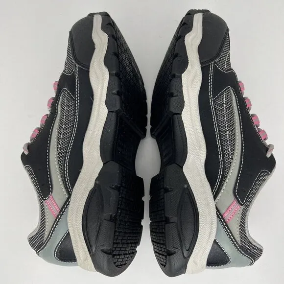 SKECHERS Work Womens Size 10 Steel Toe Memory Foam Slip Resistant Athletic Shoes