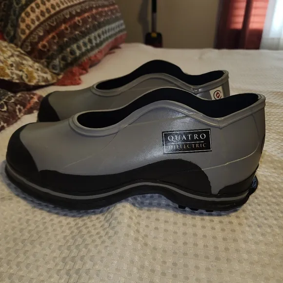 SKELLERUP QUATRO NWOT MENS SIZE 13 DIELECTRIC SLIPON SHOES.  COVER WORK