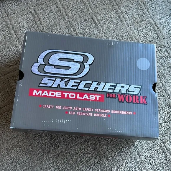 Sketchers work sneakers 8.5 wide
