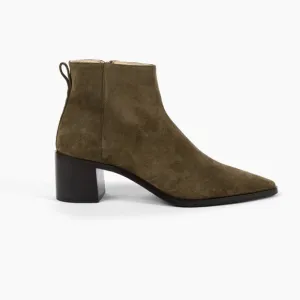 Solid Ground Women's Chunky Sage Suede Boot by Kiki Price
