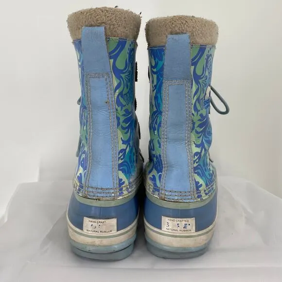 Sorel 1964 Pac Floral Waterproof Winter Boots Size 11