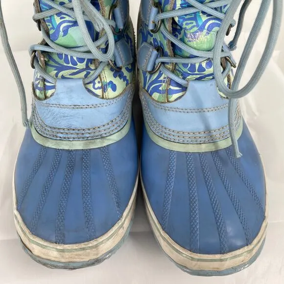 Sorel 1964 Pac Floral Waterproof Winter Boots Size 11
