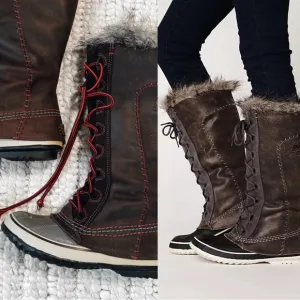 SOREL Cate The Great Red Laces in RARE Deco Color Way Size USA 6
