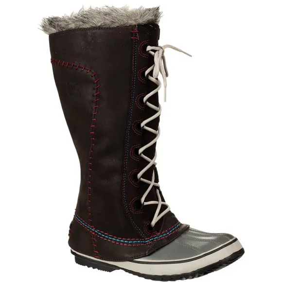 SOREL Cate The Great Red Laces in RARE Deco Color Way Size USA 6