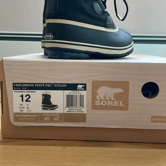 Sorel Children’s Yoot Pac Boots - Size 12