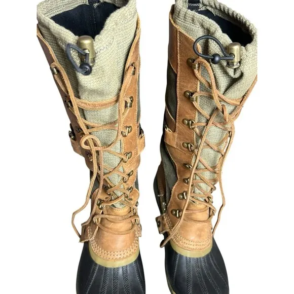 Sorel Conquest Carly Womens Boots NL2033-281 Sz 9 1/2 Waterproof Hiking Camping