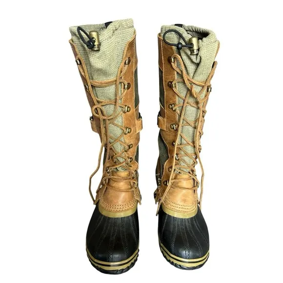Sorel Conquest Carly Womens Boots NL2033-281 Sz 9 1/2 Waterproof Hiking Camping