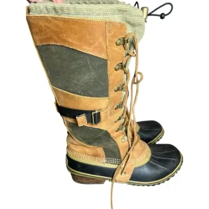 Sorel Conquest Carly Womens Boots NL2033-281 Sz 9 1/2 Waterproof Hiking Camping