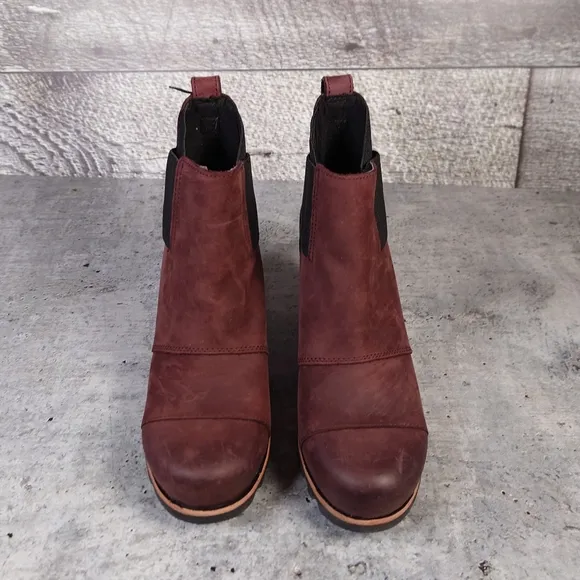 Sorel Distressed Heeled Boots