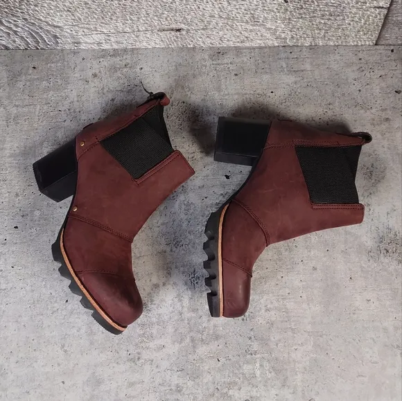 Sorel Distressed Heeled Boots