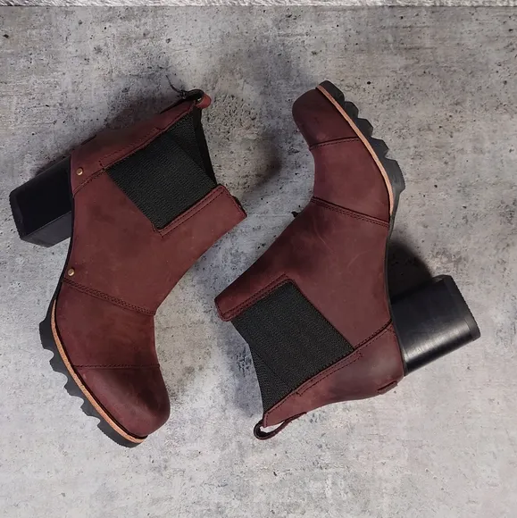 Sorel Distressed Heeled Boots