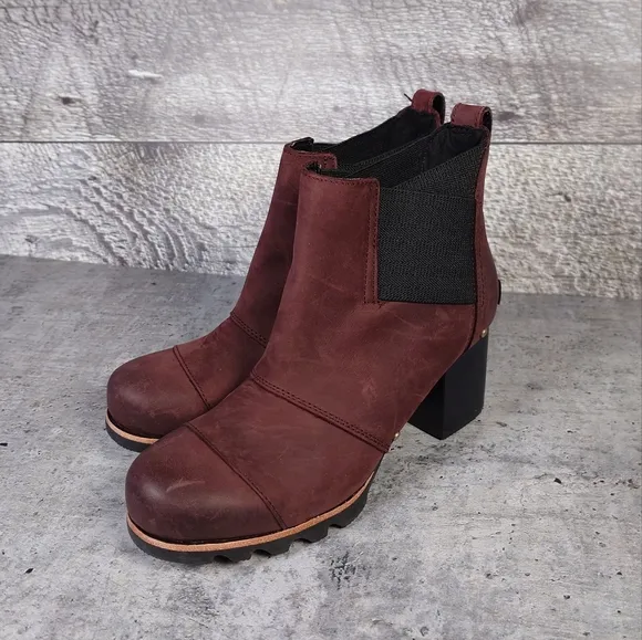 Sorel Distressed Heeled Boots