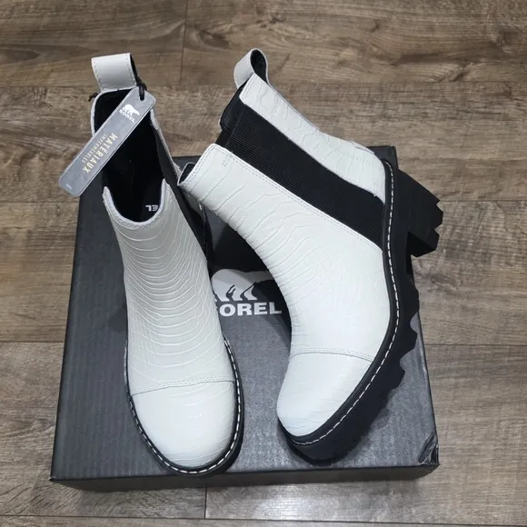 SOREL Joan Chelsea leather waterproof boot women's size 7.5