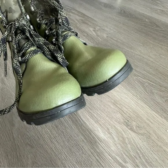 Sorel‎ Kid's Unisex Emelie Conquest Lace Up Combat Moto Boots Size 3