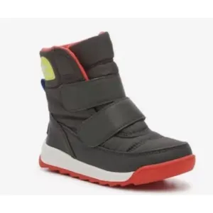 Sorel Kids Whitney II Strap Waterproof Winter Boots Jet Poppy Red Size 7 New