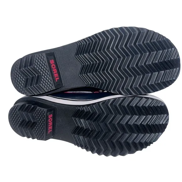 Sorel Kids Winter‎ Outdoor Waterproof Snow Boots Grey Black Red Size US4 NWOB