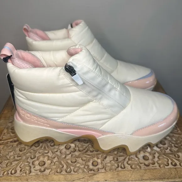 Sorel Kinetic Impact Women’s Puffy Zip Waterproof Insu Boots Sz 10