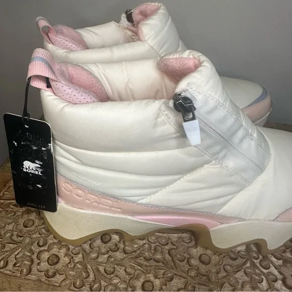 Sorel Kinetic Impact Women’s Puffy Zip Waterproof Insu Boots Sz 10