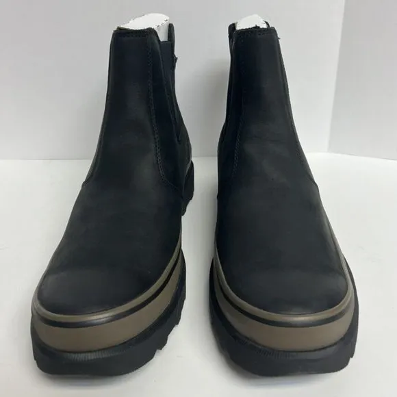 Sorel Men's Caribou Chelsea Waterproof Boots Black, Size 11.5 M