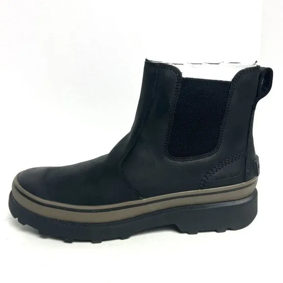 Sorel Men's Caribou Chelsea Waterproof Boots Black, Size 11.5 M