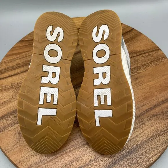 Sorel Out N About III Shoes Womens Size 9 Gray White Comfort Walking Sneakers