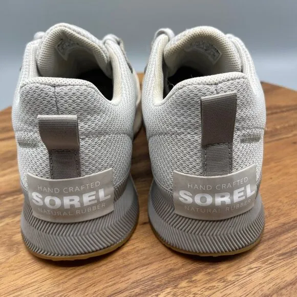 Sorel Out N About III Shoes Womens Size 9 Gray White Comfort Walking Sneakers