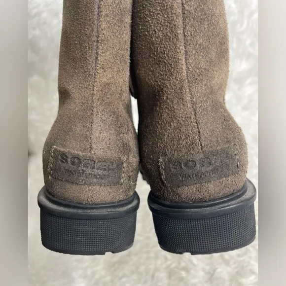 Sorel Phoenix Zip Boots Waterproof in Brown Size 7