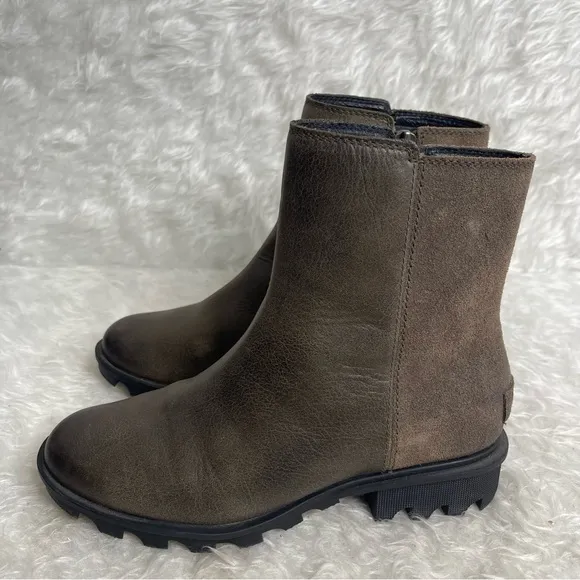 Sorel Phoenix Zip Boots Waterproof in Brown Size 7