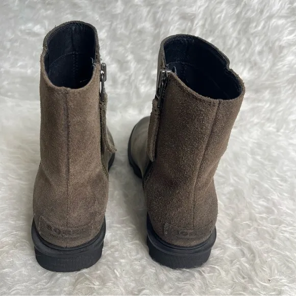 Sorel Phoenix Zip Boots Waterproof in Brown Size 7